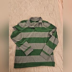 St John’s Bay M long sleeve collard polo shirt